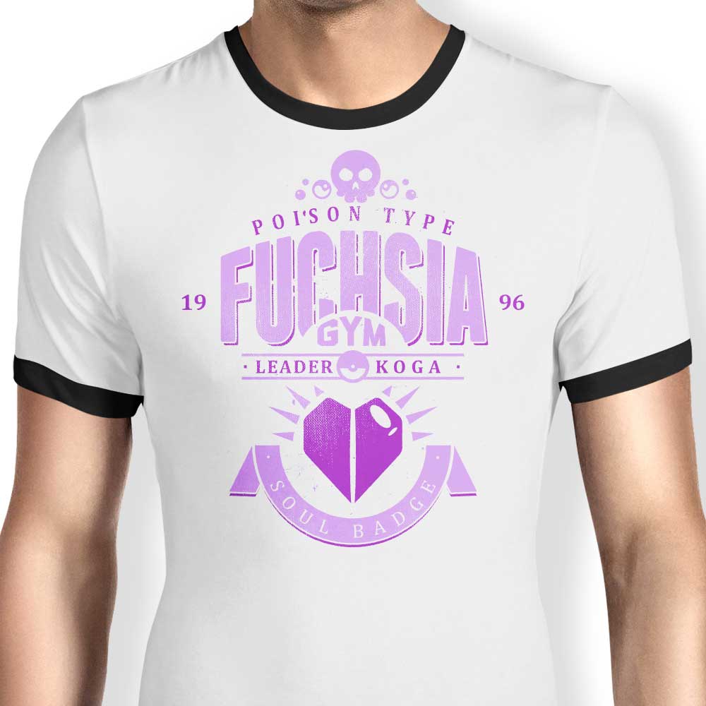 Fuchsia City Gym Ringer - Adult & Kids T-Shirts, Sweatshirts & Hoodies apparel design preview 1