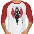 Fulcrum Sumi-e 3/4 Sleeve Raglan - Adult & Kids T-Shirts, Sweatshirts & Hoodies apparel design preview 1
