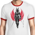 Fulcrum Sumi-e Ringer - Adult & Kids T-Shirts, Sweatshirts & Hoodies apparel design preview 1
