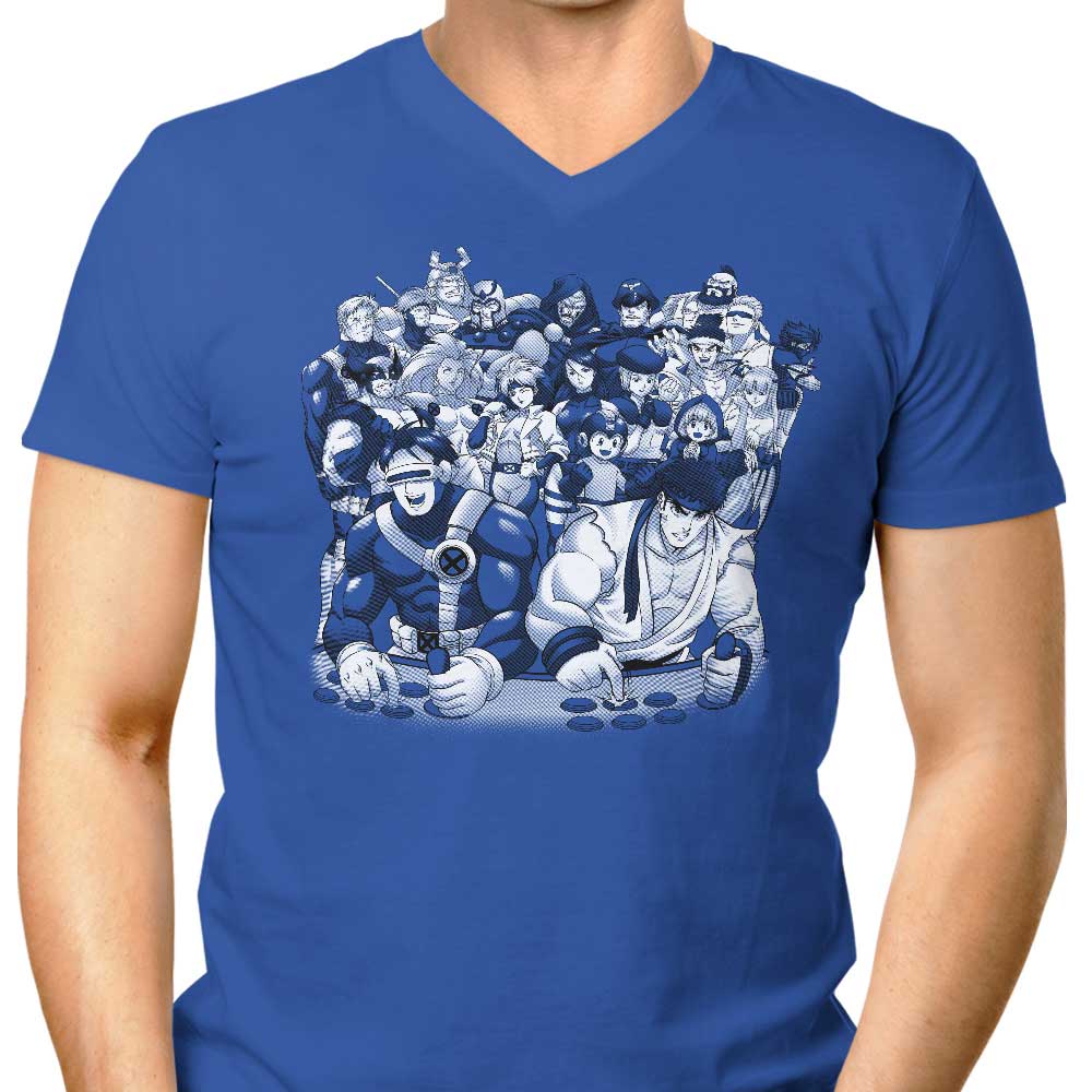 Fun With Old Friends Men's V-Neck - Adult & Kids T-Shirts, Sweatshirts & Hoodies apparel design preview 1