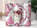 Christmas Pink Santa Naughty List 20 oz Skinny - Adult & Kids T-Shirts, Sweatshirts & Hoodies apparel design preview 1