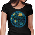 Fury of the Night Sky Women's V-Neck - Adult & Kids T-Shirts, Sweatshirts & Hoodies apparel design preview 1