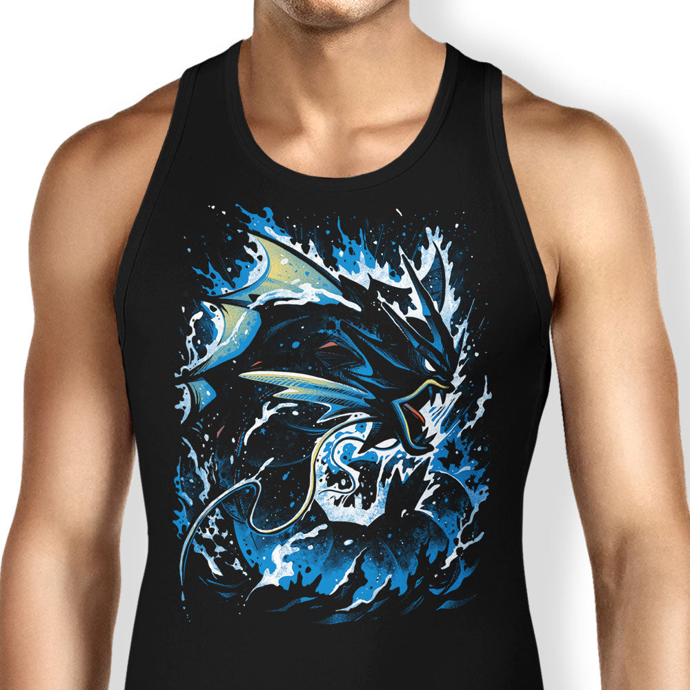 Fury of the Sea Tank Top - Adult & Kids T-Shirts, Sweatshirts & Hoodies apparel design preview 1