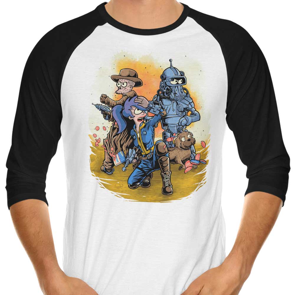 Futurout 3/4 Sleeve Raglan - Adult & Kids T-Shirts, Sweatshirts & Hoodies apparel design preview 1