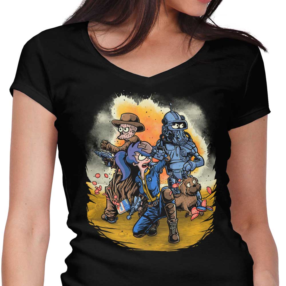 Futurout Women's V-Neck - Adult & Kids T-Shirts, Sweatshirts & Hoodies apparel design preview 1