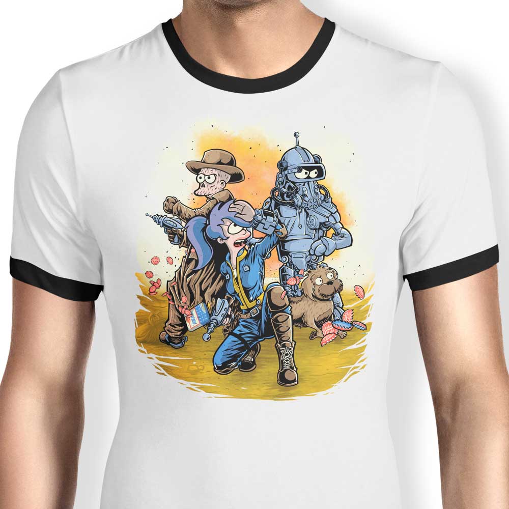 Futurout Ringer - Adult & Kids T-Shirts, Sweatshirts & Hoodies apparel design preview 1