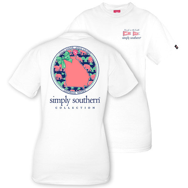 SALE Simply Southern God Made Jesus Saved Georgia - Adult & Kids T-Shirts, Sweatshirts & Hoodies apparel design preview 1