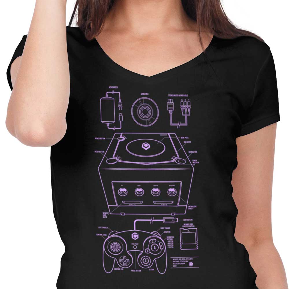 GC Women's V-Neck - Adult & Kids T-Shirts, Sweatshirts & Hoodies apparel design preview 2