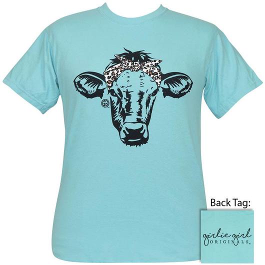 Girlie Girl Originals Preppy Leopard Cow Comfort - Adult & Kids T-Shirts, Sweatshirts & Hoodies apparel design preview 1