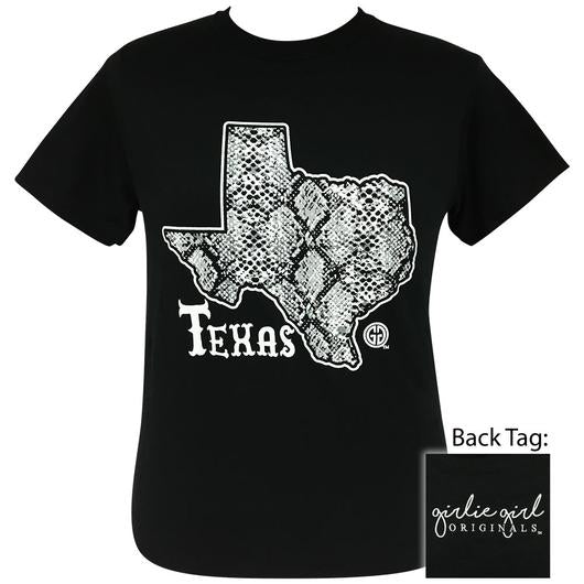 Girlie Girl Originals Preppy Texas Snake Skin - Adult & Kids T-Shirts, Sweatshirts & Hoodies apparel design preview 1