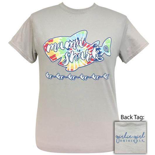 Sale Girlie Girl Originals Preppy Mama Shark Tie Dye - Adult & Kids T-Shirts, Sweatshirts & Hoodies apparel design preview 1