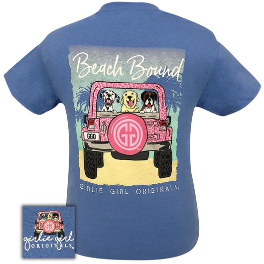Girlie Girl Originals Preppy Beach Bound Dogs - Adult & Kids T-Shirts, Sweatshirts & Hoodies apparel design preview 1