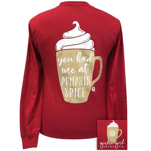 Girlie Girl Originals Preppy You Had Me At Pumpkin - Adult & Kids T-Shirts, Sweatshirts & Hoodies apparel design preview 1