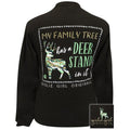 Girlie Girl Originals Family Tree Deer Stand - Adult & Kids T-Shirts, Sweatshirts & Hoodies apparel design preview 1