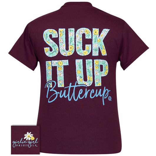 Girlie Girl Originals Preppy Suck It Up Buttercup - Adult & Kids T-Shirts, Sweatshirts & Hoodies apparel design preview 1