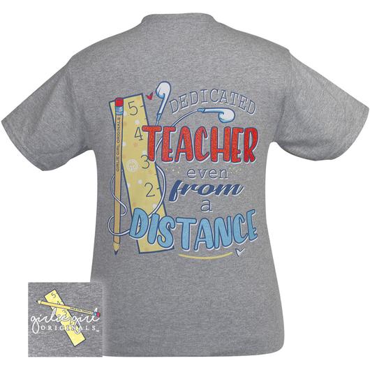Girlie Girl Originals Preppy Dedicated Teacher - Adult & Kids T-Shirts, Sweatshirts & Hoodies apparel design preview 1
