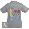 Girlie Girl Originals Preppy Dedicated Teacher - Adult & Kids T-Shirts, Sweatshirts & Hoodies apparel design preview 1