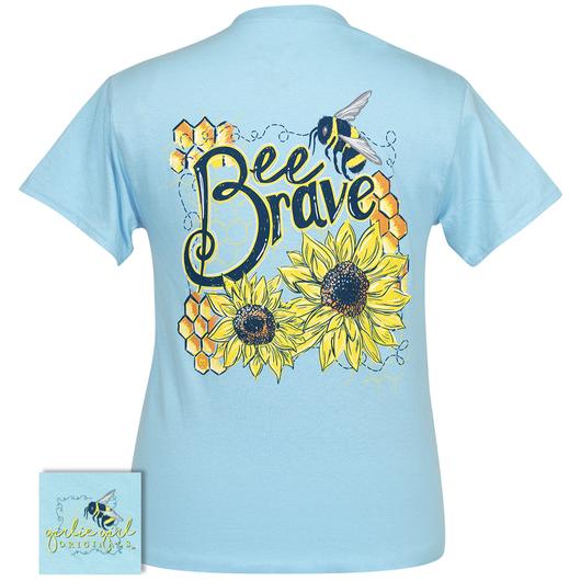 Girlie Girl Originals Preppy Bee Brave - Adult & Kids T-Shirts, Sweatshirts & Hoodies apparel design preview 1