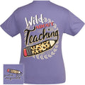 Girlie Girl Originals Preppy Wild About Teaching - Adult & Kids T-Shirts, Sweatshirts & Hoodies apparel design preview 1