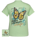 Girlie Girl Originals Preppy Her Own Wings Butterfly - Adult & Kids T-Shirts, Sweatshirts & Hoodies apparel design preview 1