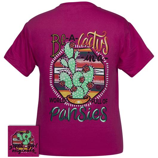 Girlie Girl Originals Preppy Be A Cactus - Adult & Kids T-Shirts, Sweatshirts & Hoodies apparel design preview 1