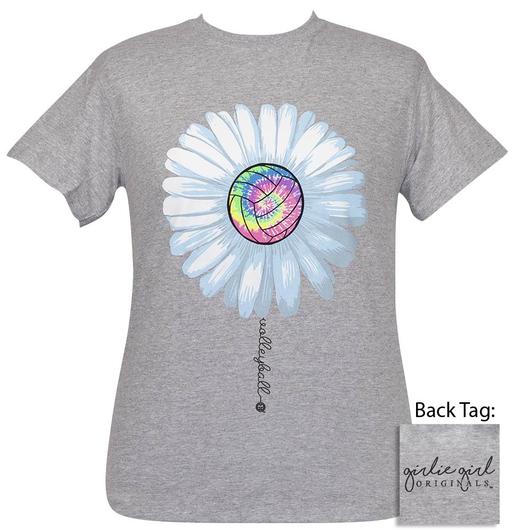 Girlie Girl Originals Preppy Volleyball Daisy - Adult & Kids T-Shirts, Sweatshirts & Hoodies apparel design preview 1