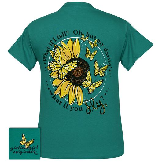 Girlie Girl Originals Preppy What If You Fly - Adult & Kids T-Shirts, Sweatshirts & Hoodies apparel design preview 1