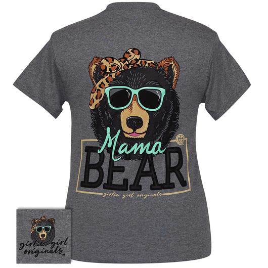 Girlie Girl Originals Preppy Mama Bear Sunglasses - Adult & Kids T-Shirts, Sweatshirts & Hoodies apparel design preview 2