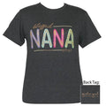 Girlie Girl Originals Preppy Blessed Nana Glitter - Adult & Kids T-Shirts, Sweatshirts & Hoodies apparel design preview 1