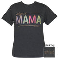 Girlie Girl Originals Preppy Blessed Mama Glitter - Adult & Kids T-Shirts, Sweatshirts & Hoodies apparel design preview 1