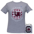 South Carolina Buffalo Plaid Logo Sports Grey - Adult & Kids T-Shirts, Sweatshirts & Hoodies apparel design preview 1