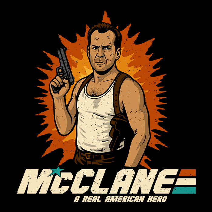 GI McClane Men's V-Neck - Adult & Kids T-Shirts, Sweatshirts & Hoodies apparel design preview 2