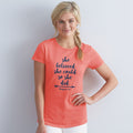 Grace Truth She Believed Could Arrow Christian - Adult & Kids T-Shirts, Sweatshirts & Hoodies apparel design preview 1