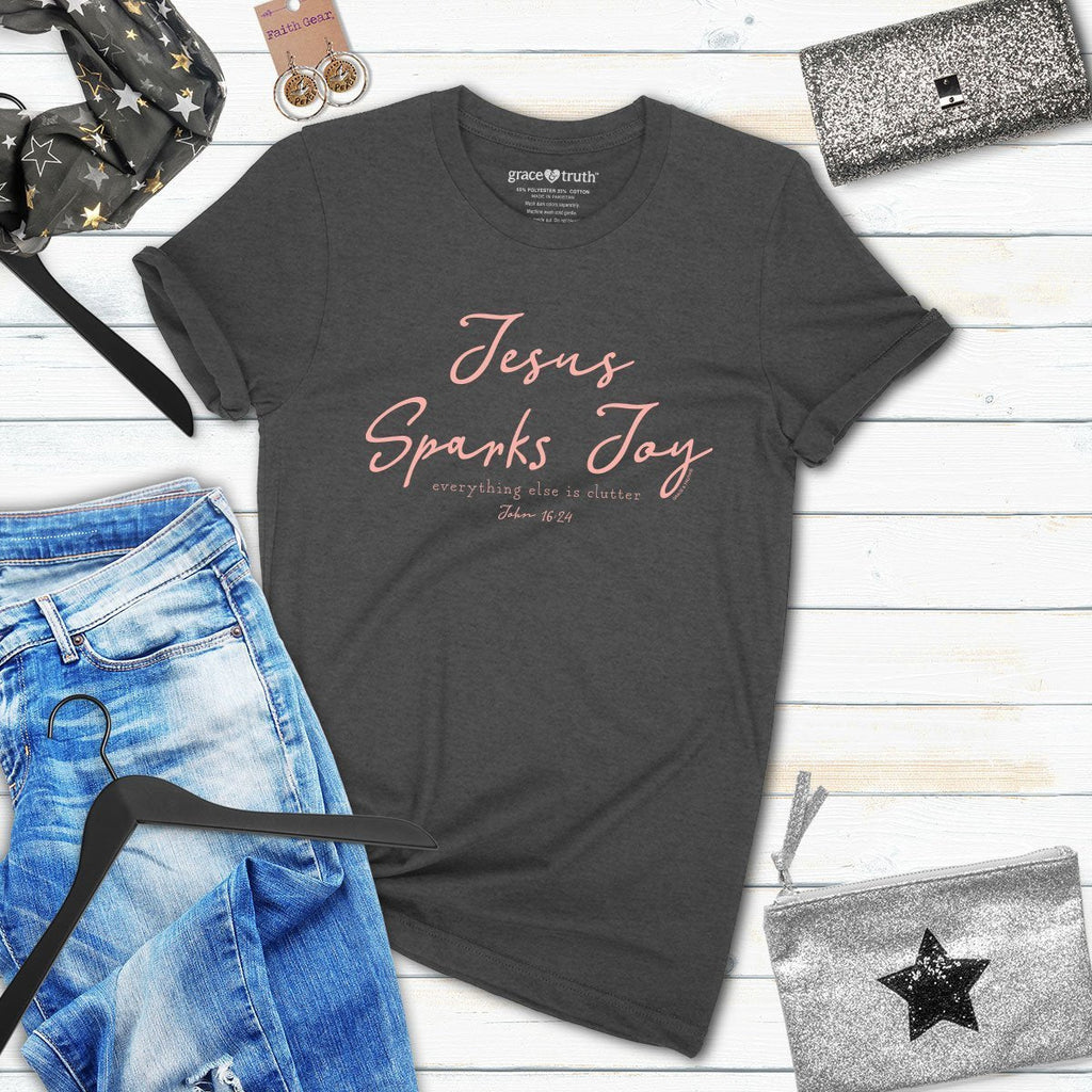 Cherished Girl Grace Truth Jesus Sparks Joy Girlie - Adult & Kids T-Shirts, Sweatshirts & Hoodies apparel design preview 2