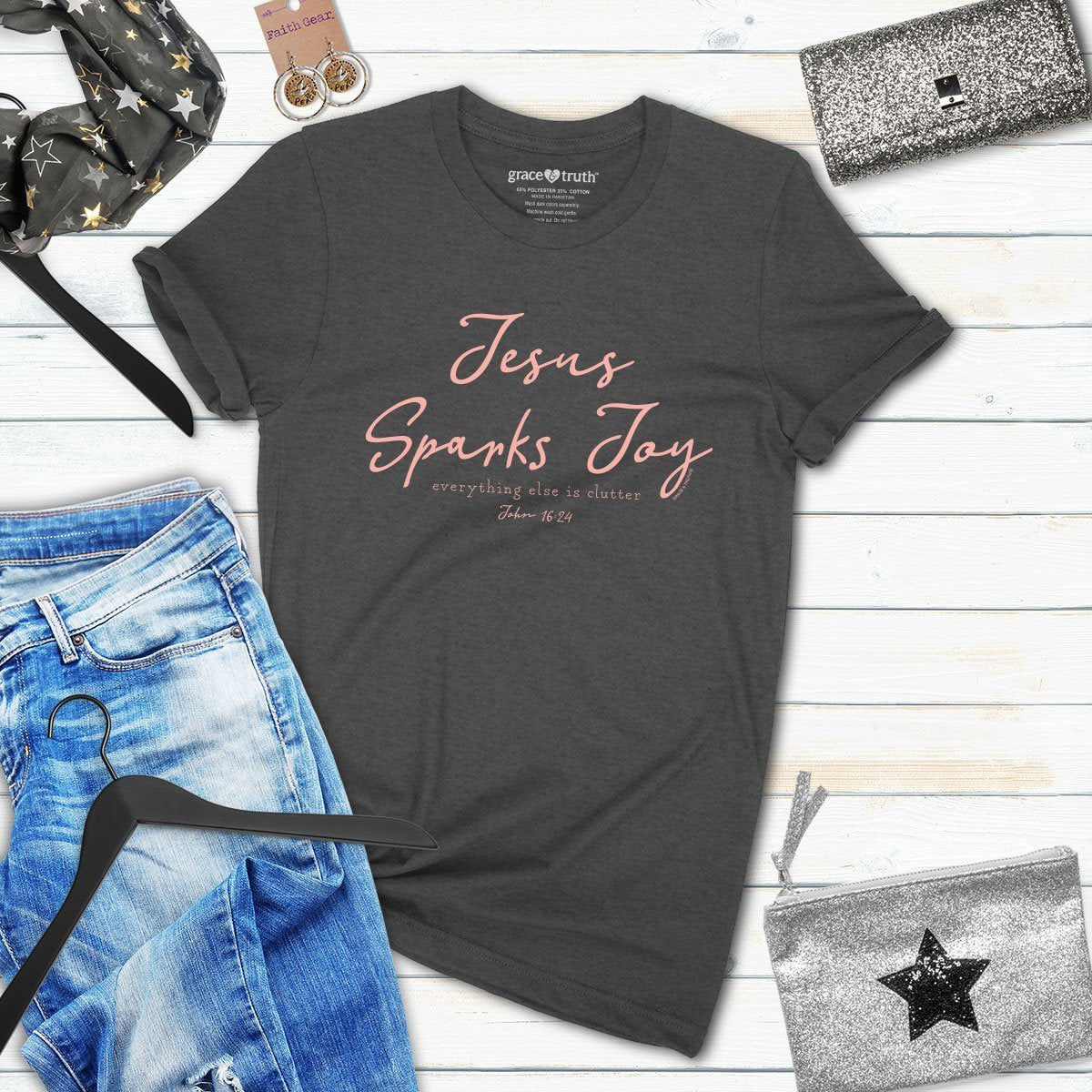 Cherished Girl Grace Truth Jesus Sparks Joy Girlie - Adult & Kids T-Shirts, Sweatshirts & Hoodies apparel design preview 2