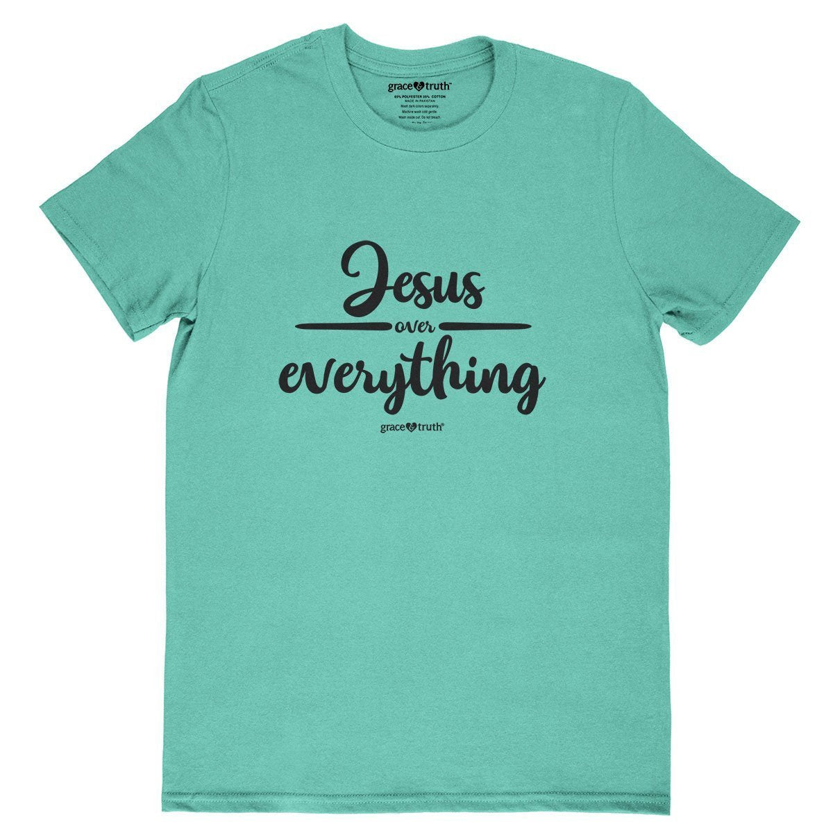 Cherished Girl Grace Truth Jesus Over Everything - Adult & Kids T-Shirts, Sweatshirts & Hoodies apparel design preview 2