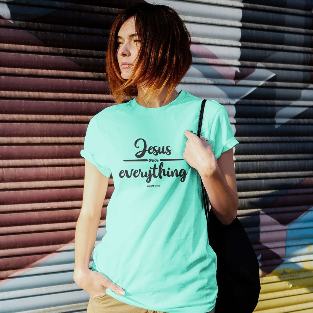 Cherished Girl Grace Truth Jesus Over Everything - Adult & Kids T-Shirts, Sweatshirts & Hoodies apparel design preview 1