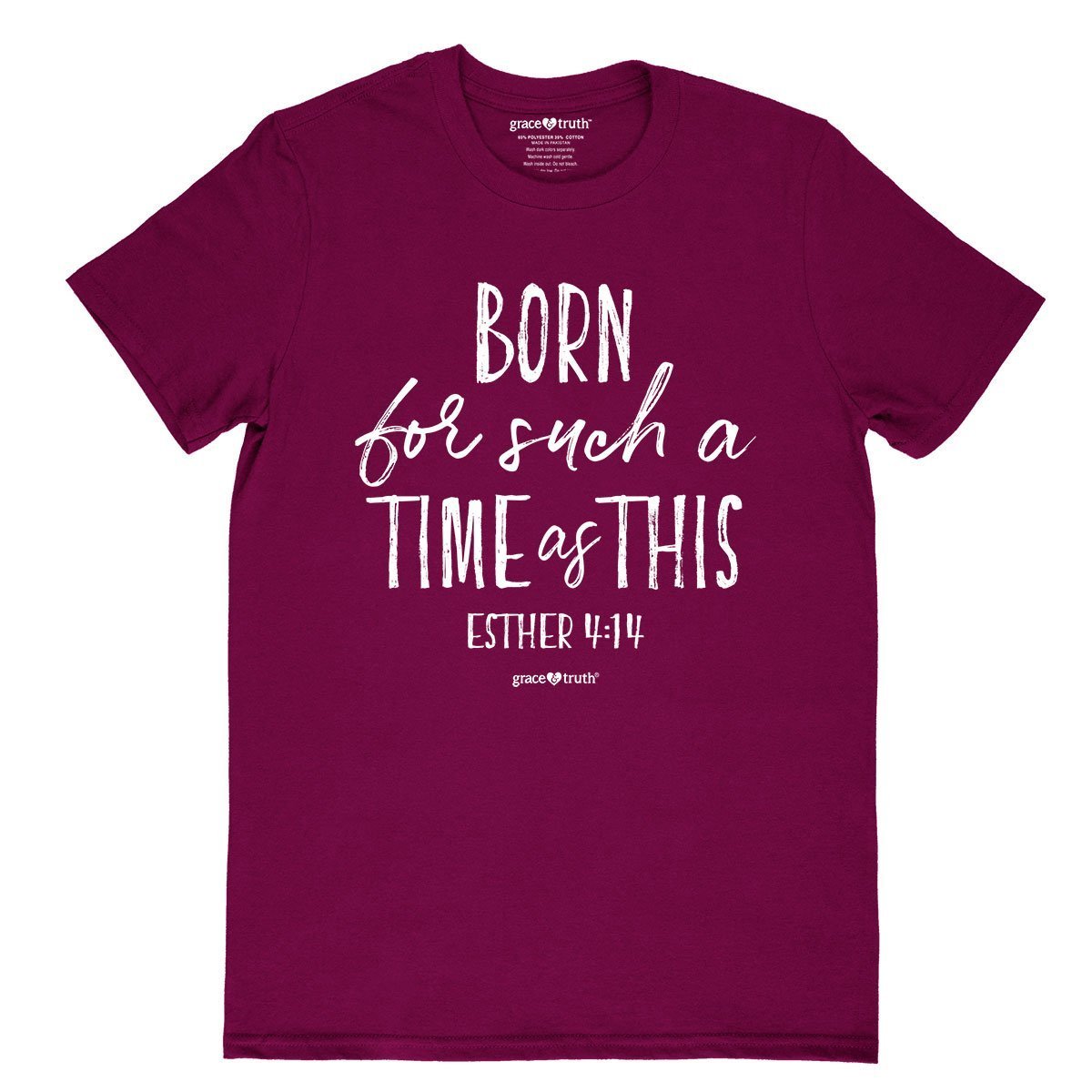 Cherished Girl Grace Truth Born For Such a Time as - Adult & Kids T-Shirts, Sweatshirts & Hoodies apparel design preview 2
