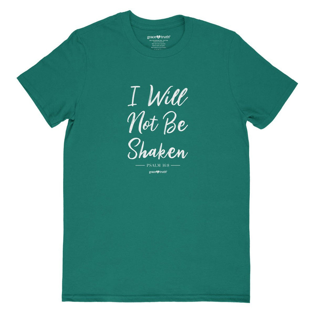 Cherished Girl Grace Truth I Will Not Be Shaken - Adult & Kids T-Shirts, Sweatshirts & Hoodies apparel design preview 1