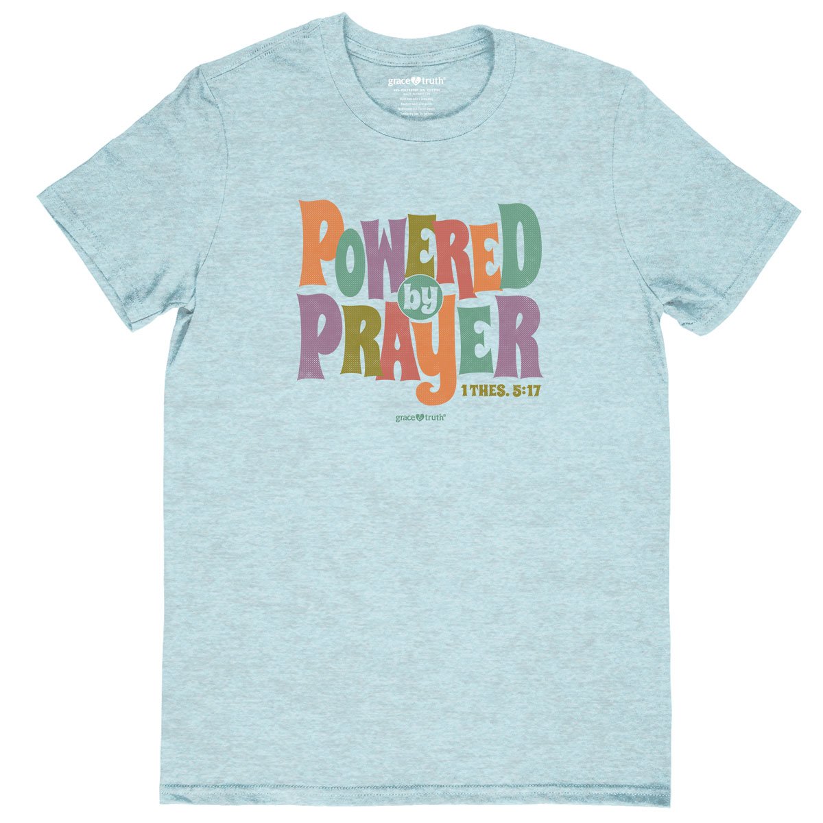 Cherished Girl Grace Truth Powered By Prayer - Adult & Kids T-Shirts, Sweatshirts & Hoodies apparel design preview 1