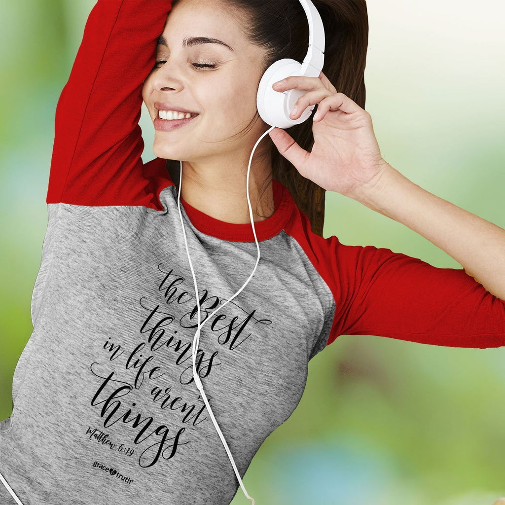Cherished Girl Grace Truth Best Thing in Life Aren't - Adult & Kids T-Shirts, Sweatshirts & Hoodies apparel design preview 2