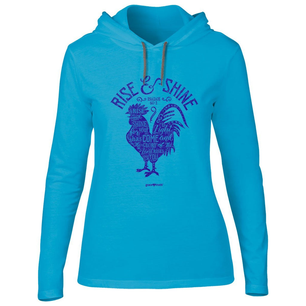 Cherished Girl Grace Truth Rise Shine Rooster - Adult & Kids T-Shirts, Sweatshirts & Hoodies apparel design preview 2
