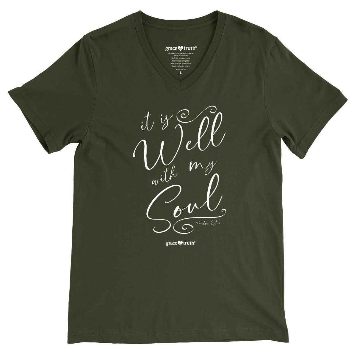 Cherished Girl Grace Truth It is Well With My Soul - Adult & Kids T-Shirts, Sweatshirts & Hoodies apparel design preview 2