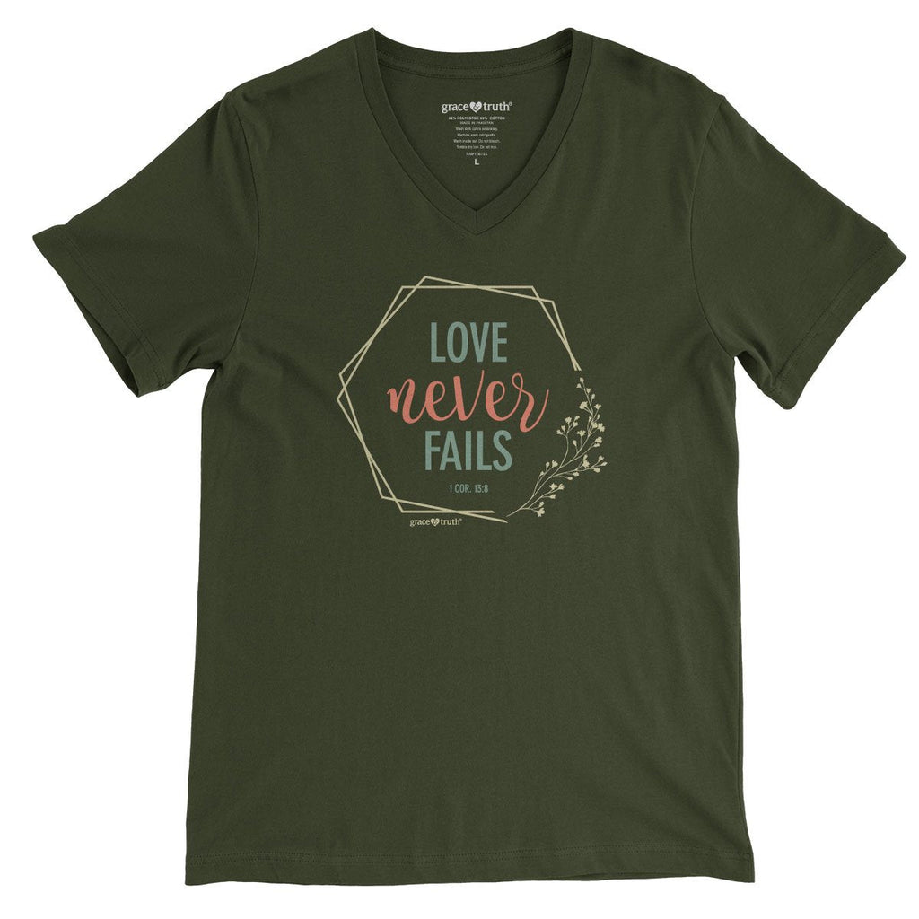Cherished Girl Grace Truth Love Never Fails Christian - Adult & Kids T-Shirts, Sweatshirts & Hoodies apparel design preview 1
