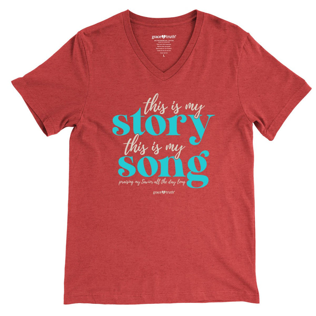 Cherished Girl Grace Truth This Is My Story Christian - Adult & Kids T-Shirts, Sweatshirts & Hoodies apparel design preview 1