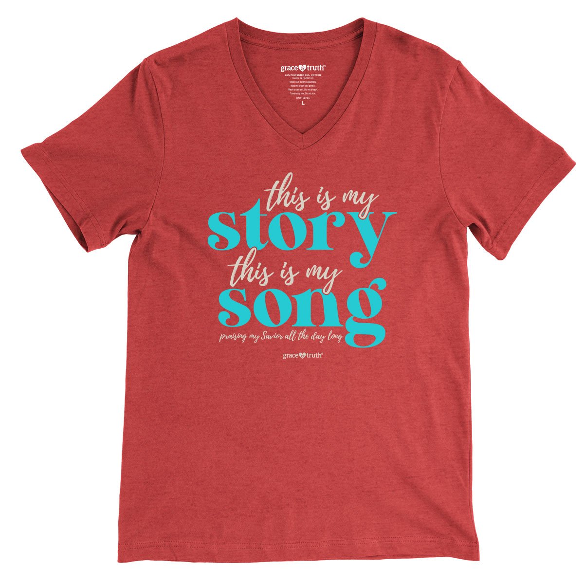 Cherished Girl Grace Truth This Is My Story Christian - Adult & Kids T-Shirts, Sweatshirts & Hoodies apparel design preview 1