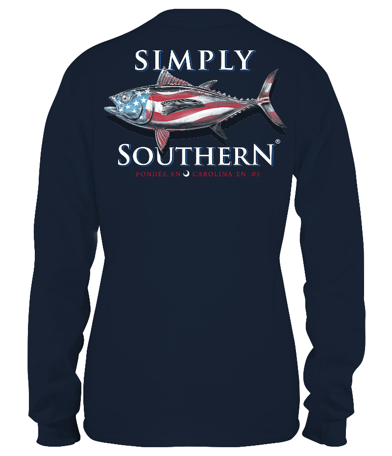 SALE Simply Southern USA Tuna Fish - Adult & Kids T-Shirts, Sweatshirts & Hoodies apparel design preview 1