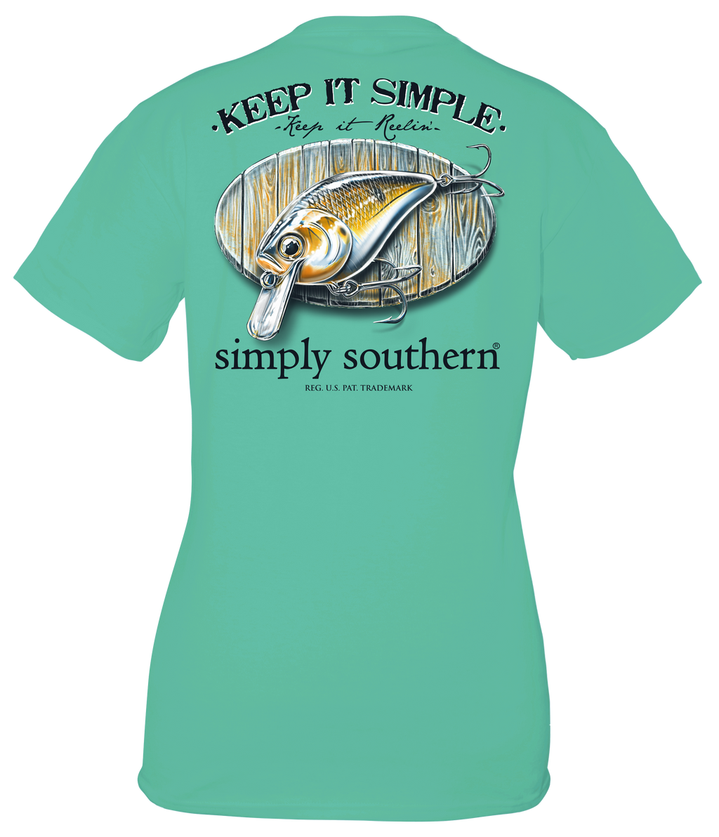 SALE Simply Southern Keep It Reelin Fishing Lure - Adult & Kids T-Shirts, Sweatshirts & Hoodies apparel design preview 1