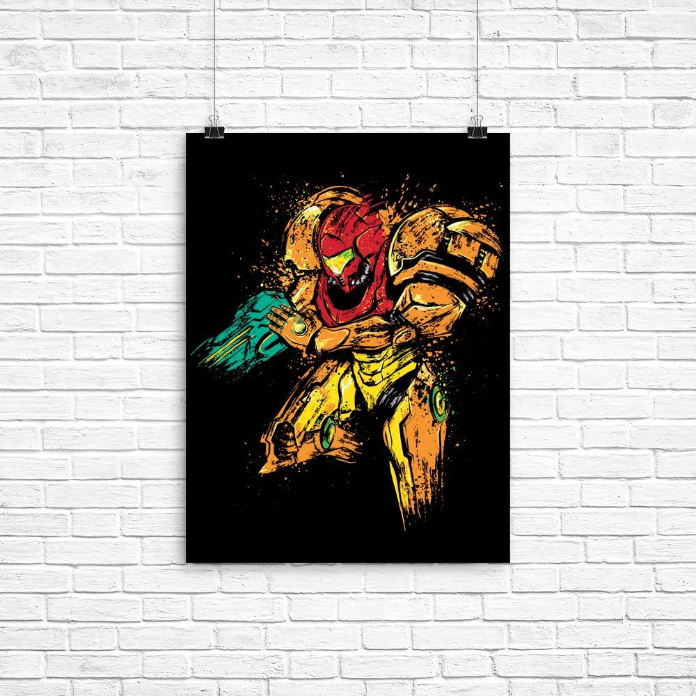 Galactic Bounty Hunter Poster - Adult & Kids T-Shirts, Sweatshirts & Hoodies apparel design preview 1
