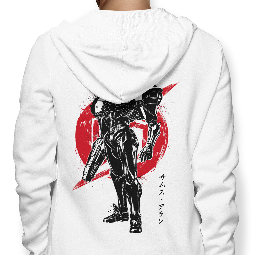 Galactic Bounty Hunter Sumi-e - Adult & Kids T-Shirts, Sweatshirts & Hoodies apparel design preview 1